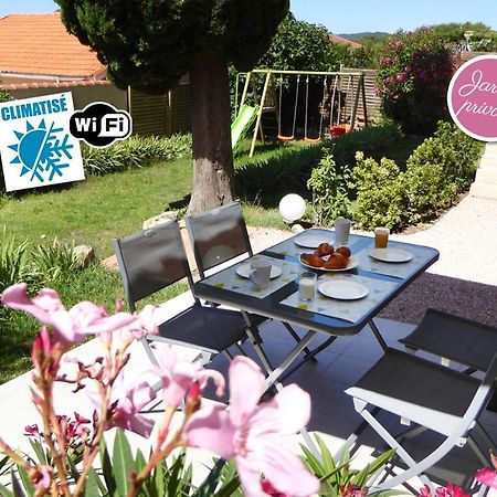 Bas De Villa Jardin Plein Sud Proche Mer Clim-Wifi サン・マンドリエ・シュル・メール エクステリア 写真