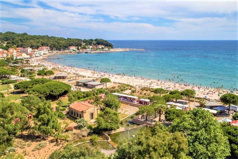 Bas De Villa Jardin Plein Sud Proche Mer Clim-Wifi サン・マンドリエ・シュル・メール エクステリア 写真